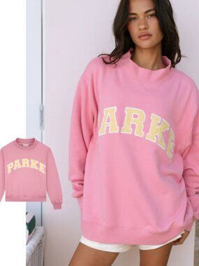 Parke Summerland Heritage Varsity Mockneck: Starburst - NWT Size S/M